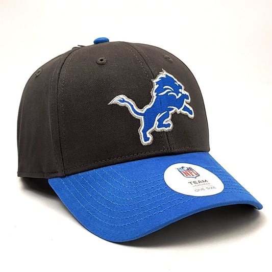 Detroit Lions Cap - BS, Carbon 2 Tone, Adjustable