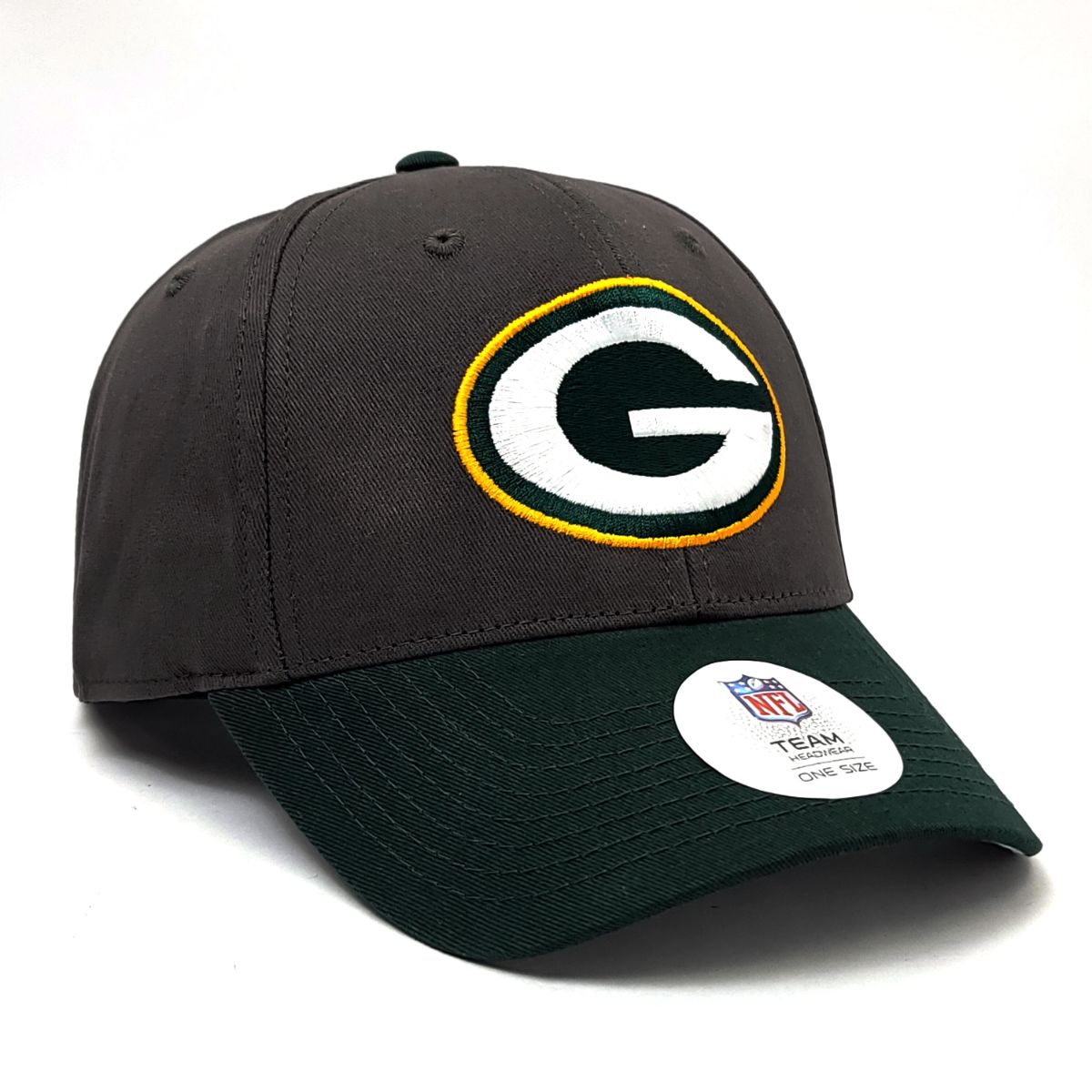 Green Bay Packers Cap - BS, Carbon 2 Tone, Adjustable
