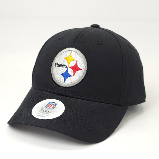 Pittsburgh Steelers Cap - Basic Black, Adjustable