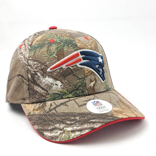 New England Patriots Cap - RT, Real Tree, Adjustable