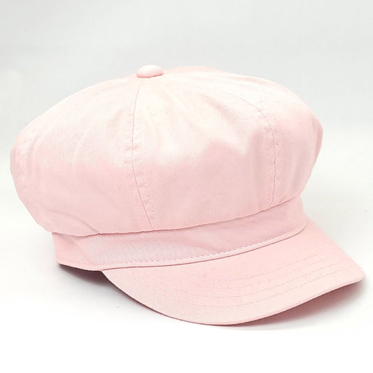 Newsboy Hat - Cotton, Pink