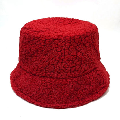 Sherpa Fleece Bucket Hat - Multi-Coloured