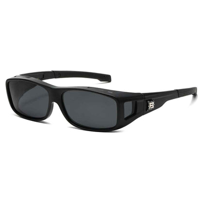 Sunglasses Polarized Lens, Over-Glasses, Fit-Over Sunglasses, OTG, PZ-BAR619