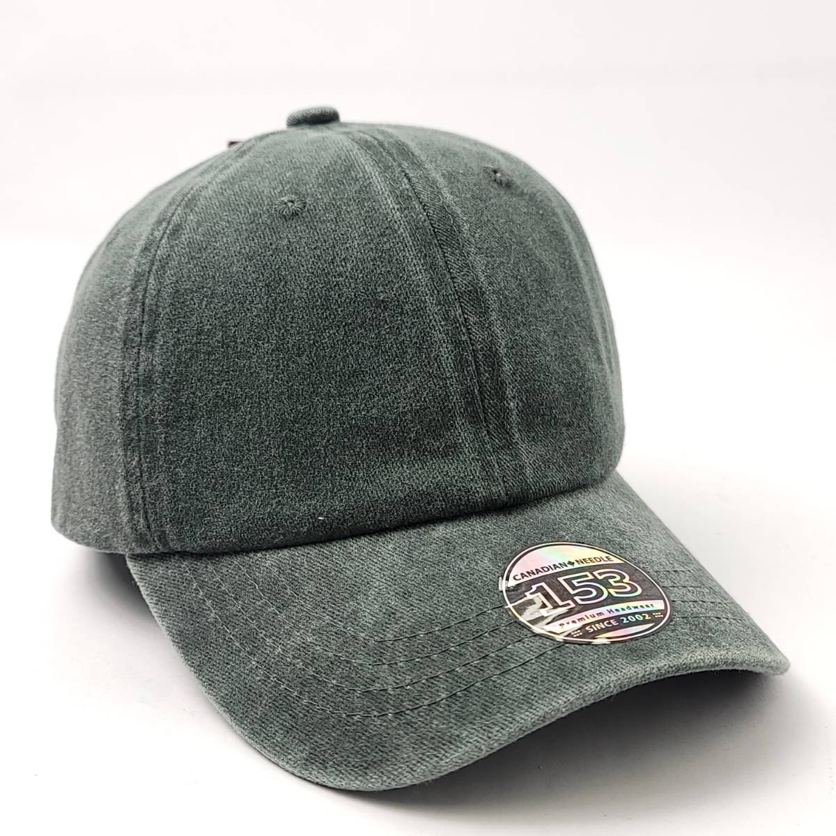 Plain Pigment Washed Cotton Dad Cap - Solid Colours, One Size