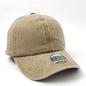 Plain Pigment Washed Cotton Dad Cap - Solid Colours, One Size