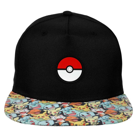 Pokemon - Pokeball Characters Bill, Black Snapback, UZPOK