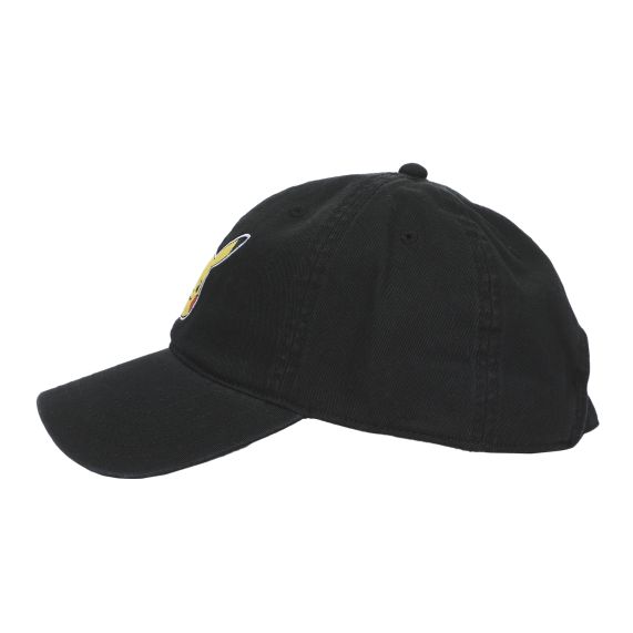 Pokemon Pikachu Black Washed Cotton Twill Dad Cap, R0POK
