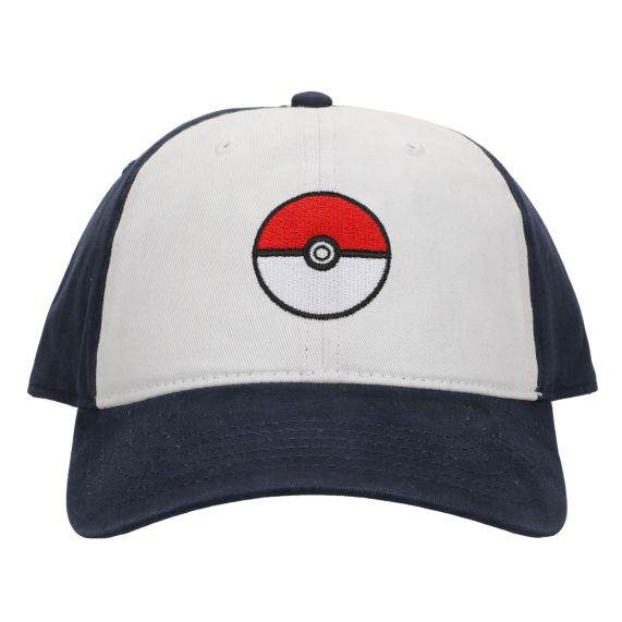 Pokemon Pokeball Adjustable Hat with Pre-Curved Bill, V9POK
