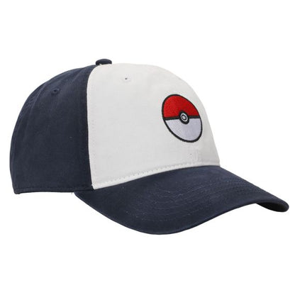 Pokemon Pokeball Adjustable Hat with Pre-Curved Bill, V9POK