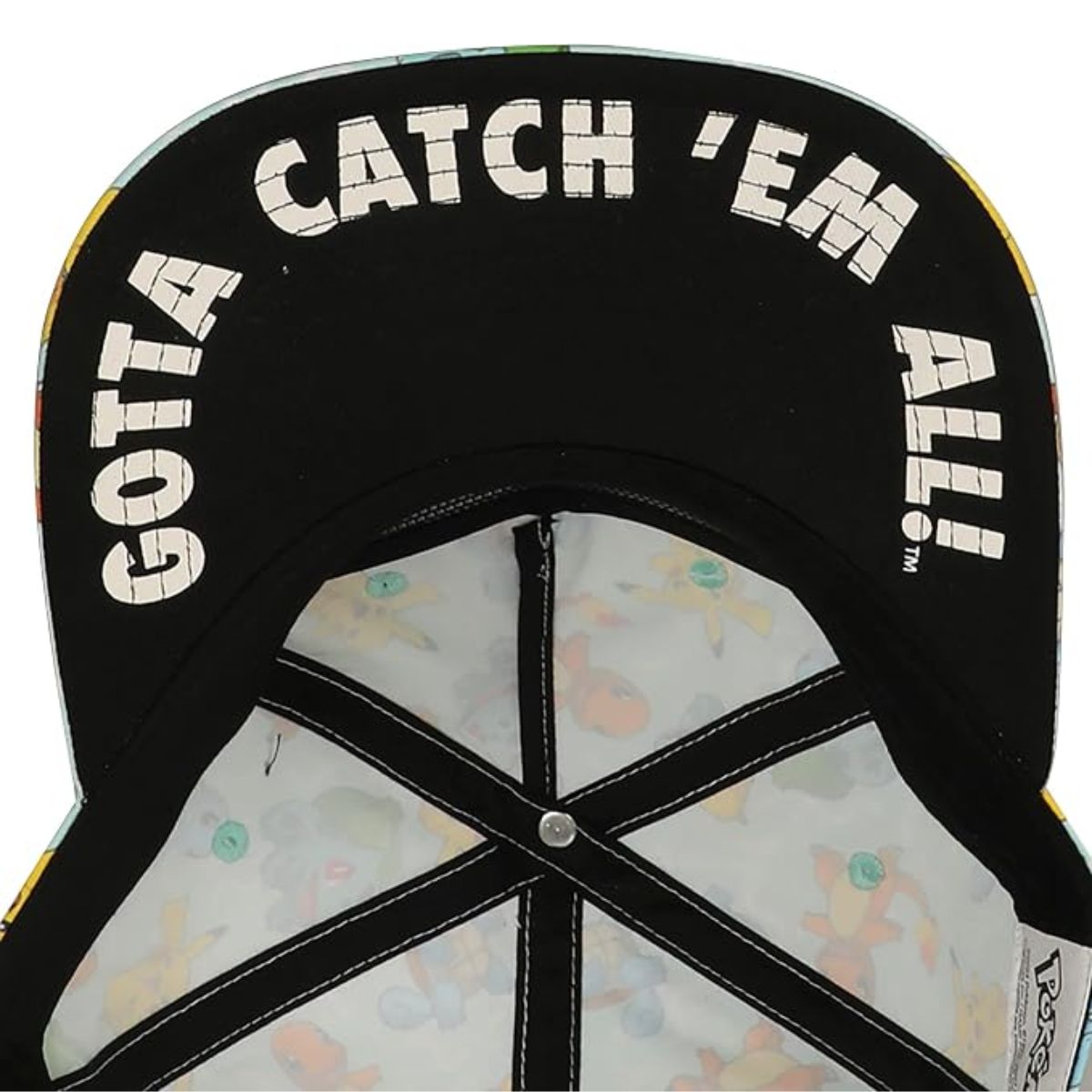 Pokemon Starter Characters Collage Snapback Hat, H6POK