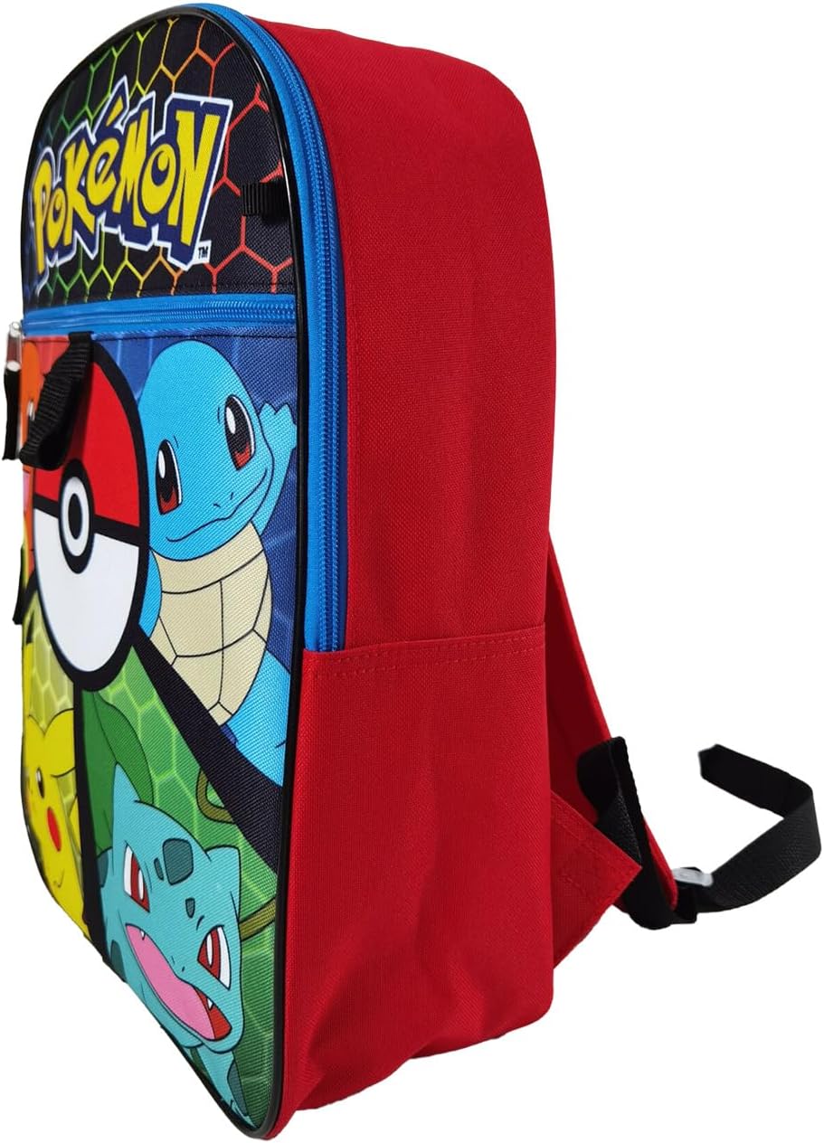 Pokémon 18" Backpack and Lunch Bag 5 Piece Set, KPOK