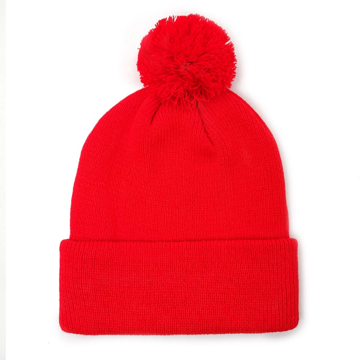 Plain Pom Toques, Multi-Coloured, B0035