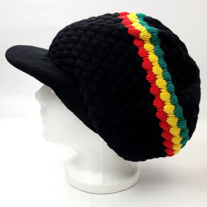 RASTA Knitted Visor Beanie- RV0005, Cotton, OSFA