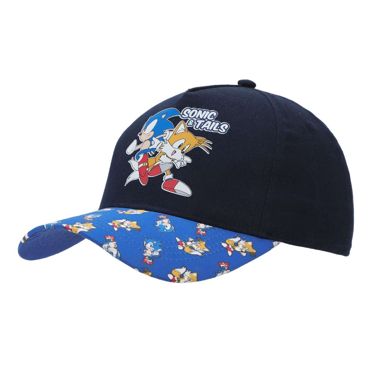 Bioworld Sonic The Hedgehog, cappello da uomo ricamato con volto e Bioworld Sonic The Hedgehog, cappello da uomo ricamato con volto e