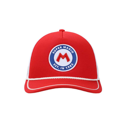 Super Mario Bros. Est. In 1985 Logo Mesh Trucker Cap, UCSMB