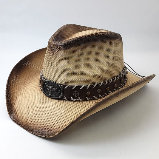 Natural Straw Cowboy Hat - ST099NT, Natural