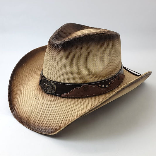 Natural Straw Cowboy Hat - ST131NT, Natural