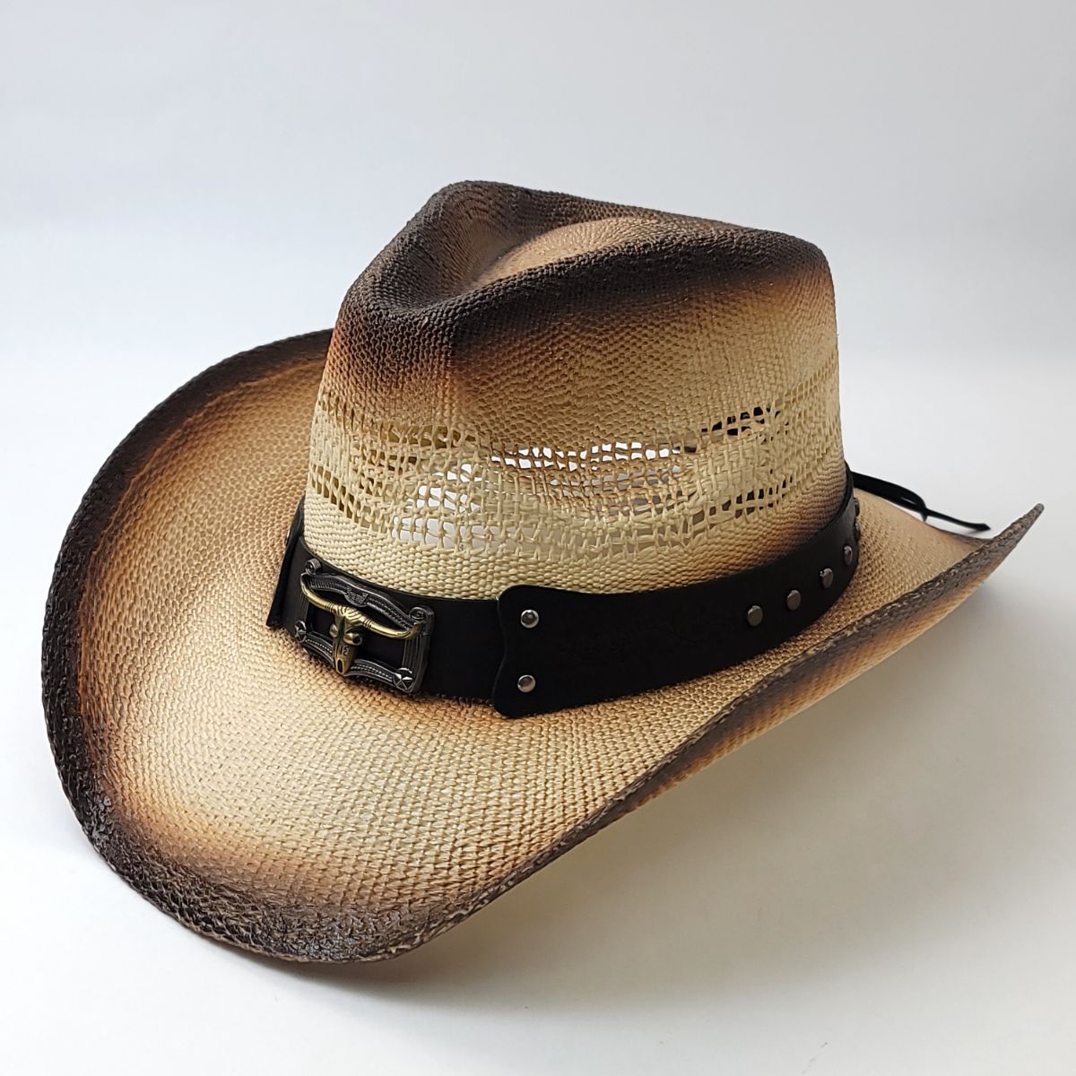 Natural Straw Cowboy Hat - ST135NT, Natural