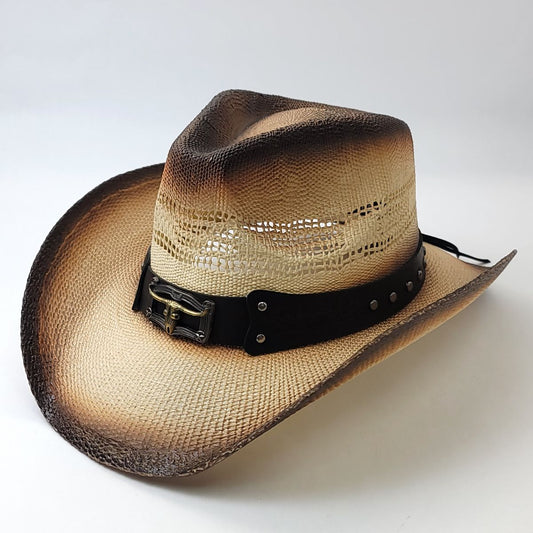 Natural Straw Cowboy Hat - ST135NT, Natural