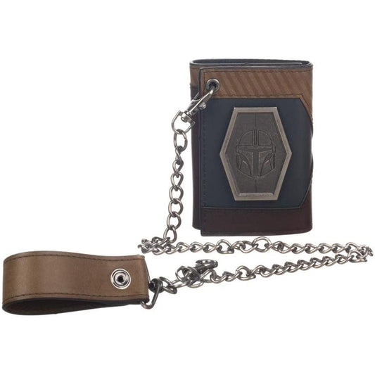 STAR WARS- MANDALORIAN Trifold Chain Wallet