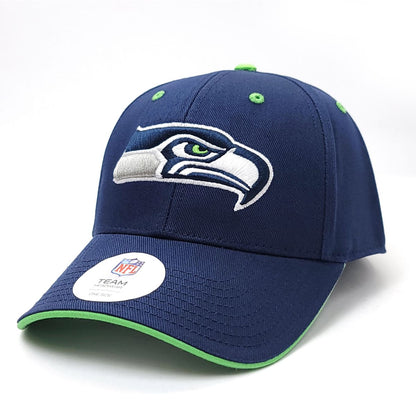 Seattle Seahawks Cap - MMNV Money Maker, Navy, Velcro Adjustable