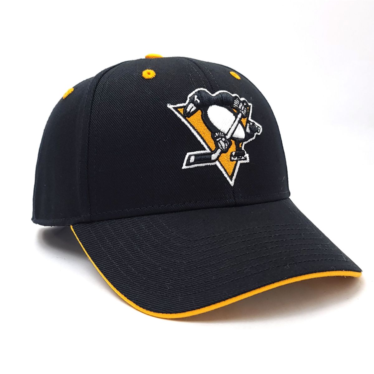 Pittsburgh Penguins Cap- MMBK, Money Maker, Black, Adjustable