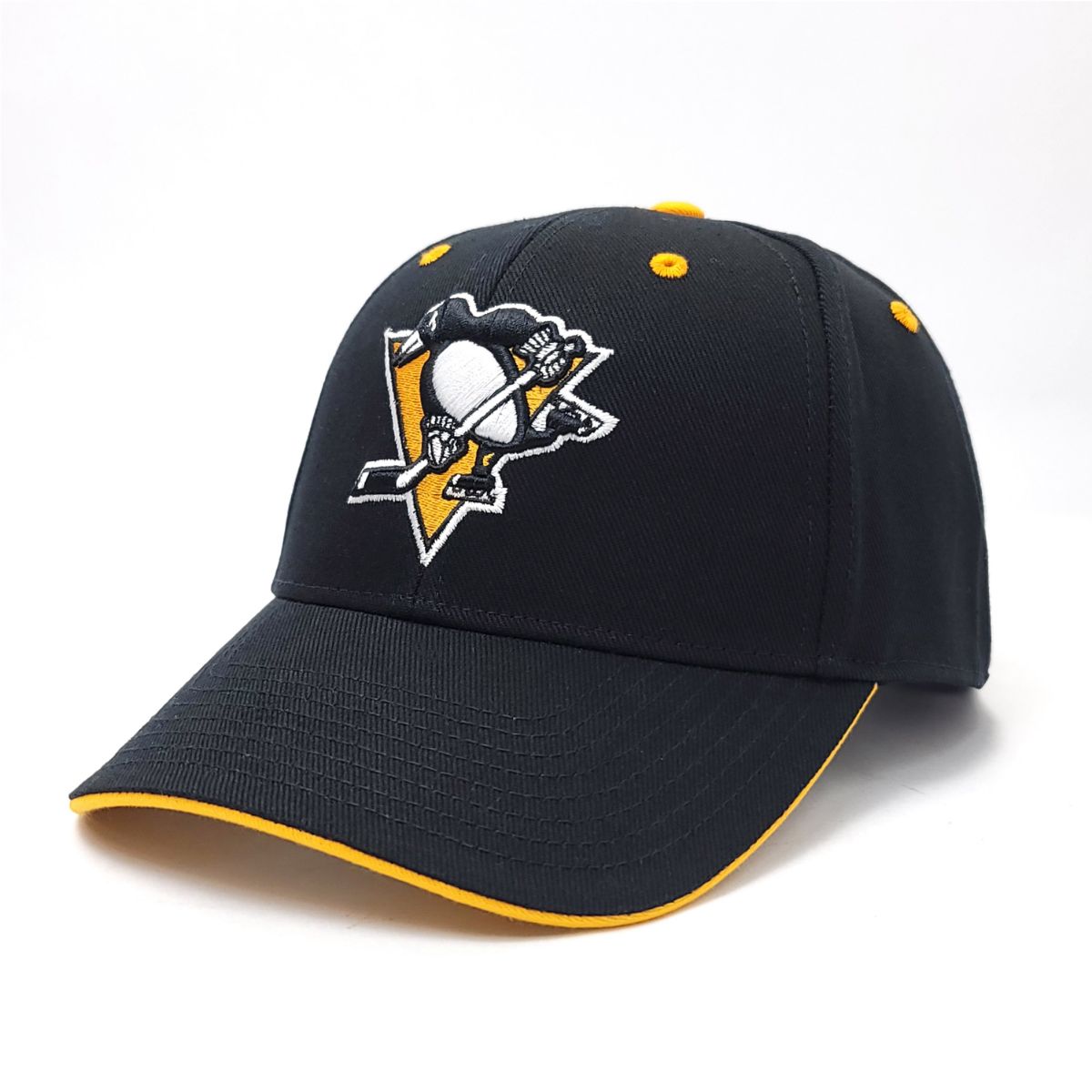 Pittsburgh Penguins Cap- MMBK, Money Maker, Black, Adjustable