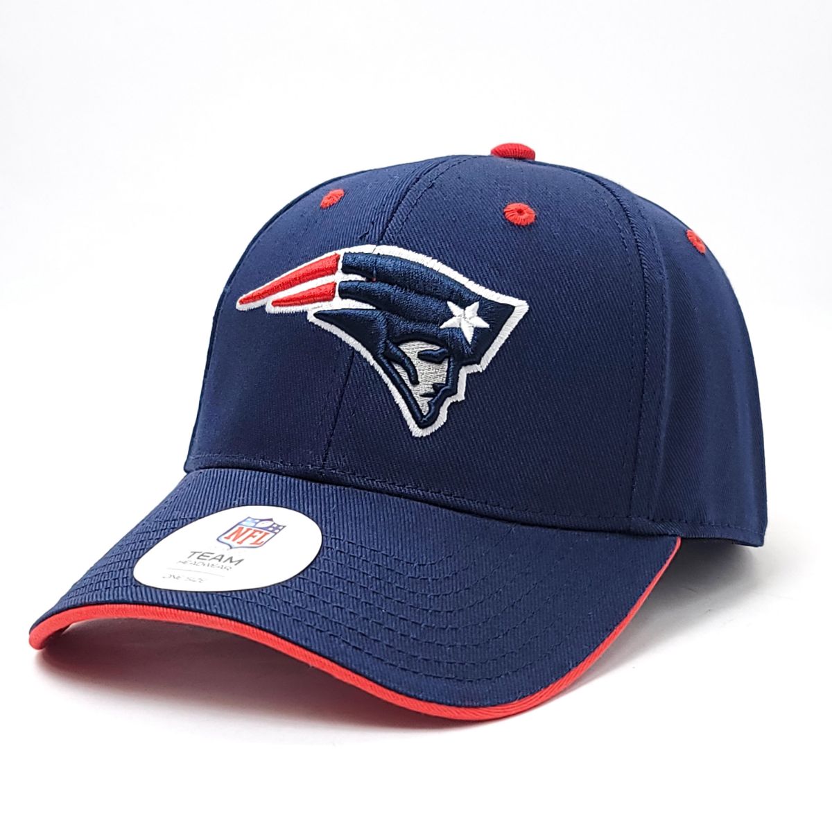 New England Patriots Cap - MMNV Money Maker, Navy, Velcro Adjustable