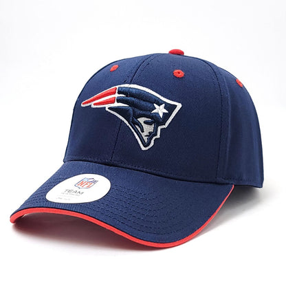 New England Patriots Cap - MMNV Money Maker, Navy, Velcro Adjustable