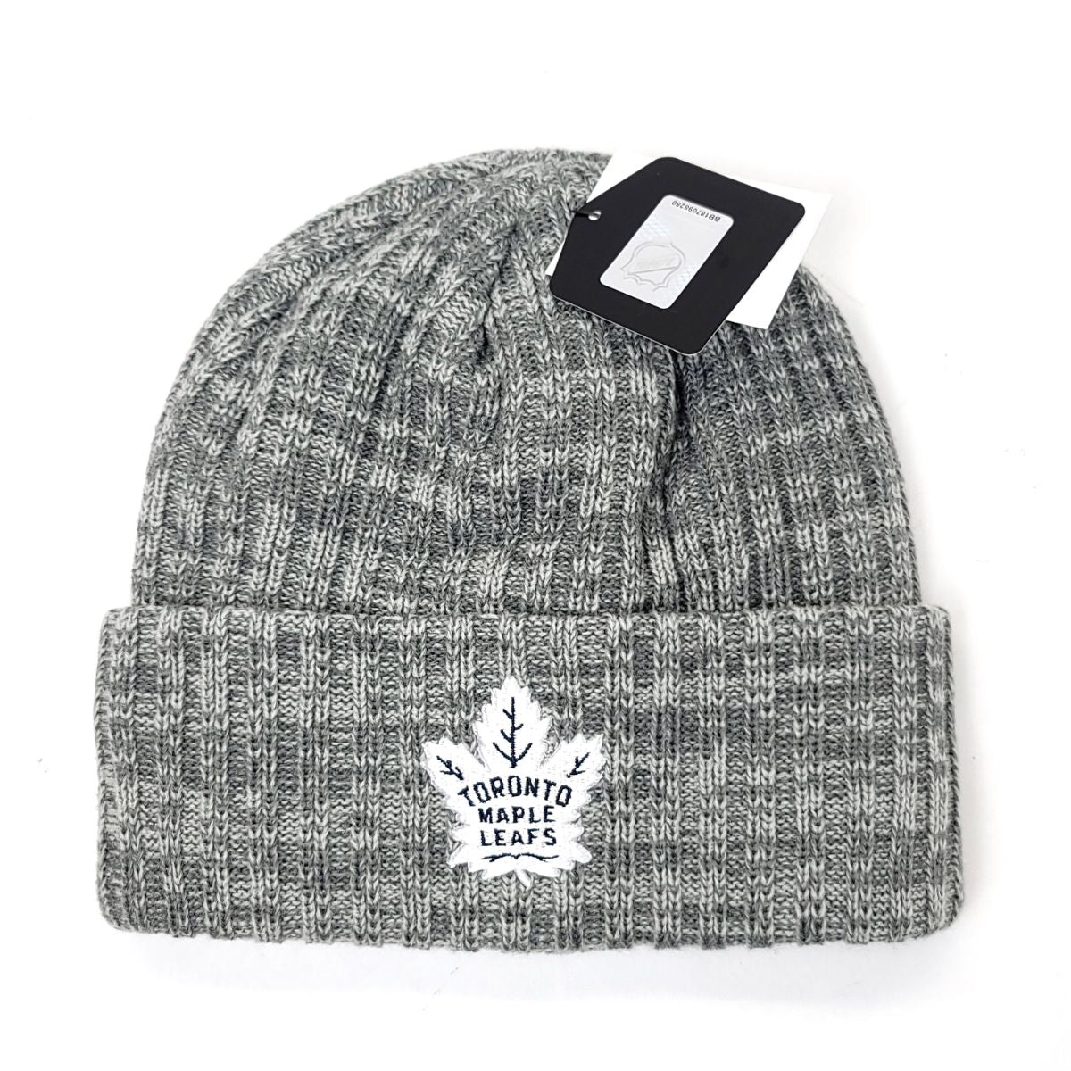 Toronto Maple Leafs Knit Toque - FR (Frosty), Cuff, Heather Grey