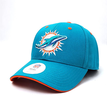 Miami Dolphins Cap - MMAQ Money Maker, Aqua, Velcro Adjustable