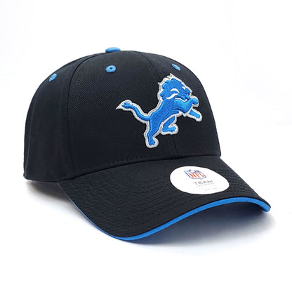 Detroit Lions Cap - MMBK Money Maker, Black, Velcro Adjustable