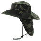 Safari Hat with Neck Cover, Solid, Various Colours & Sizes