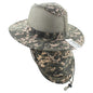 Safari Hat with Neck Cover, Mesh, Various Colours & Sizes