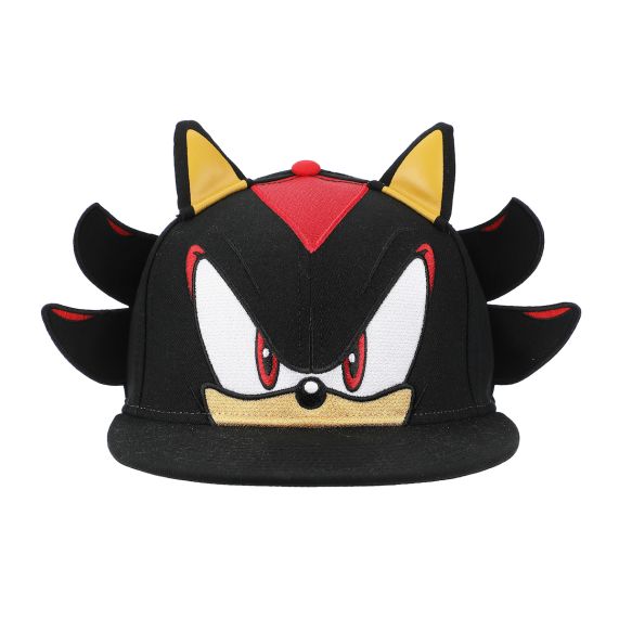 Sonic The Hedgehog - Big Face Shadow Snapback Hat With 3D Ears & Quills, URSEG