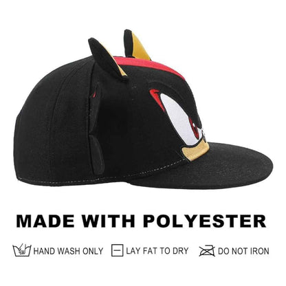 Sonic The Hedgehog - Big Face Shadow Snapback Hat With 3D Ears & Quills, URSEG