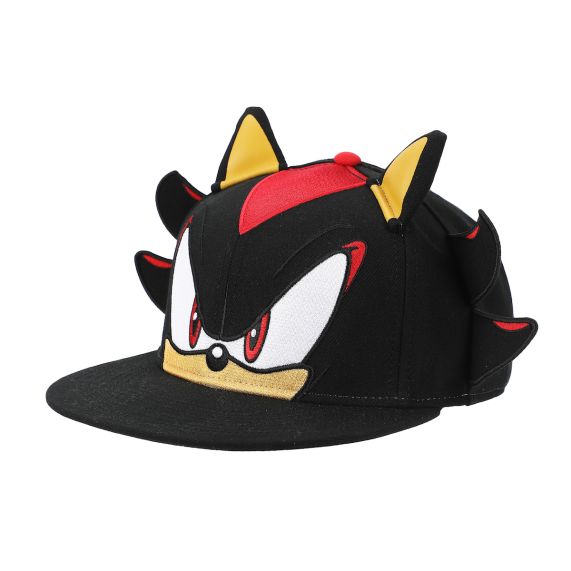 Sonic The Hedgehog - Big Face Shadow Snapback Hat With 3D Ears & Quills, URSEG