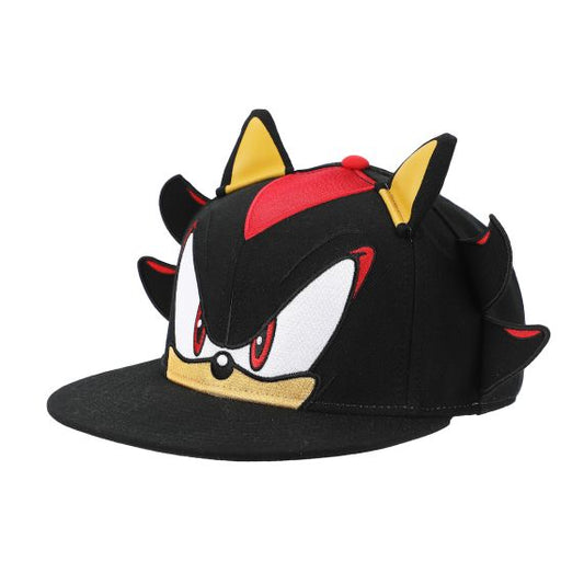 Sonic The Hedgehog - Big Face Shadow Snapback Hat With 3D Ears & Quills, URSEG