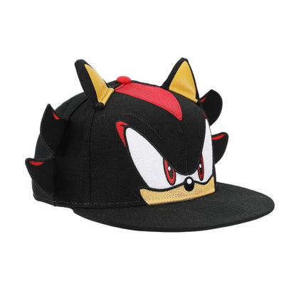 Sonic The Hedgehog - Big Face Shadow Snapback Hat With 3D Ears & Quills, URSEG
