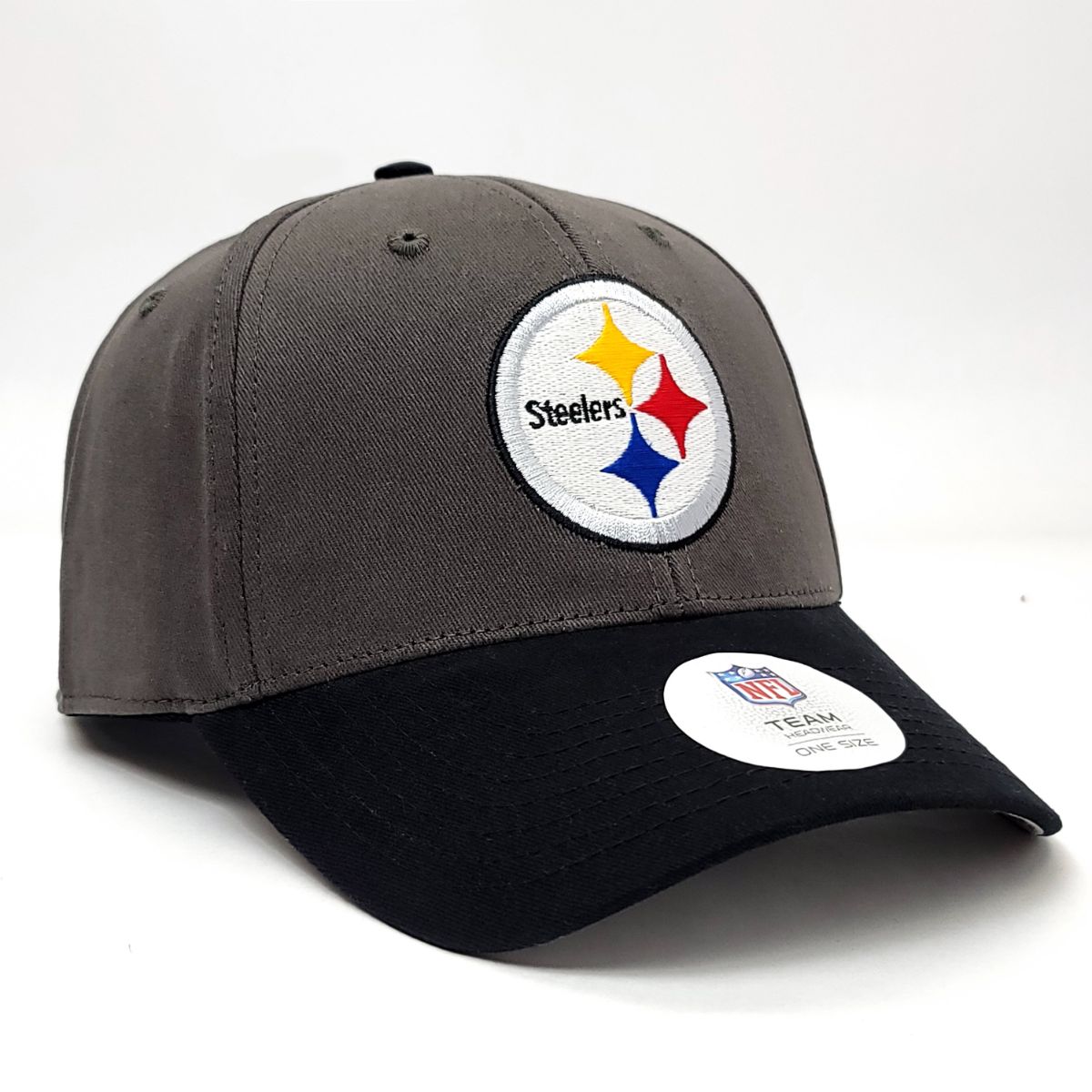 Pittsburgh Steelers Cap - BS, Carbon 2 Tone, Adjustable