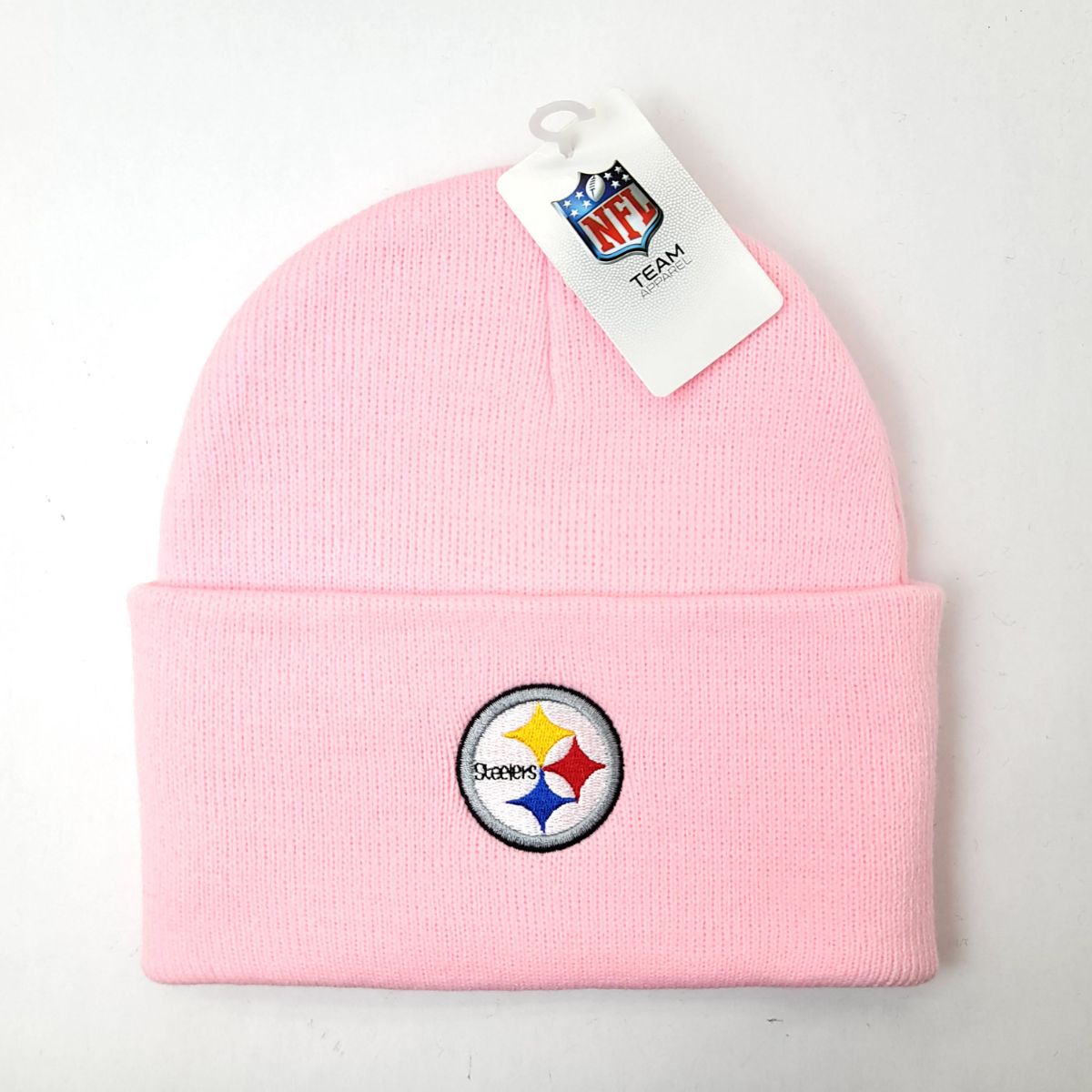 Pittsburgh Steelers Knit Toque - BS, Cuff, Pink