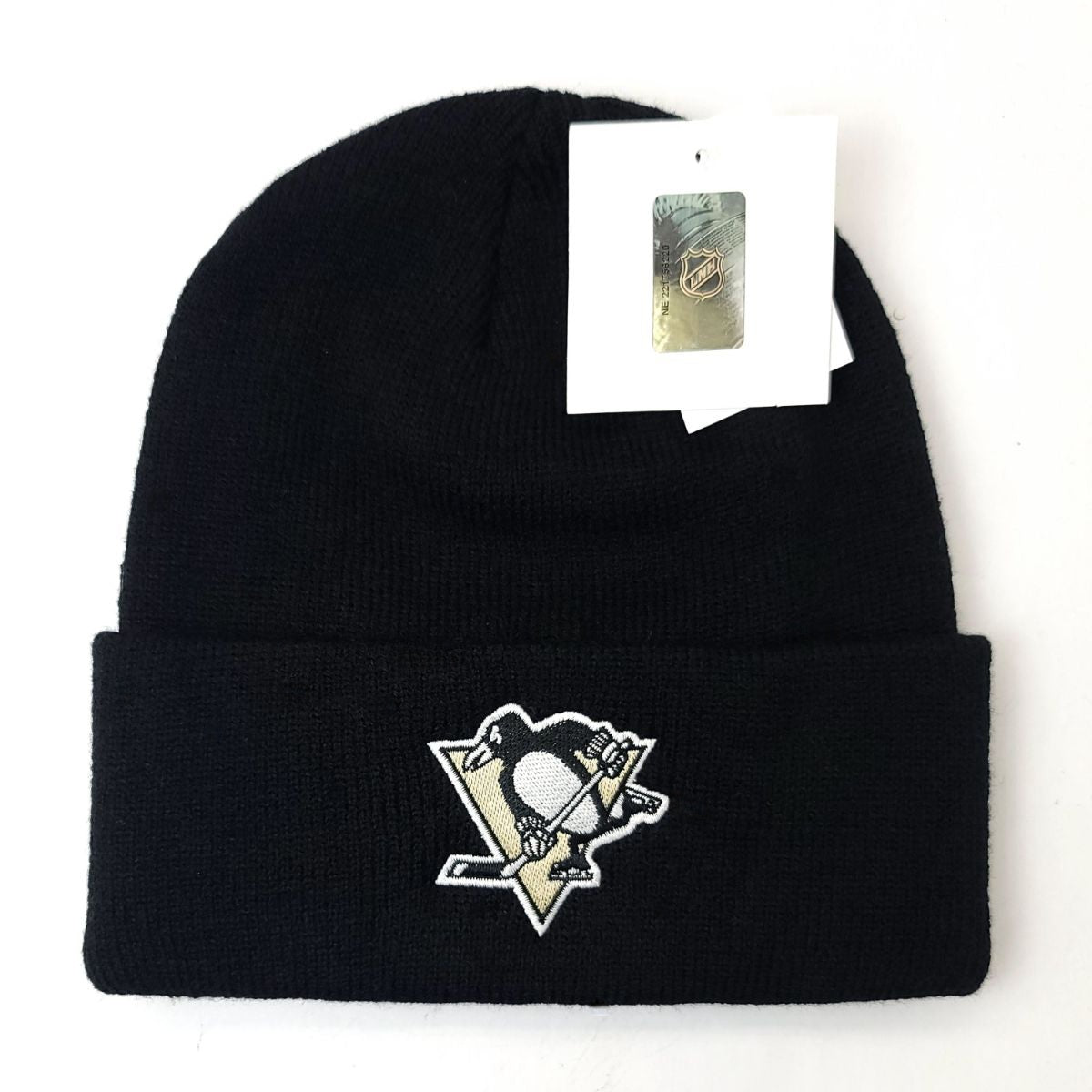 Pittsburgh Penguins Knit Toque - BS, Cuff, Black