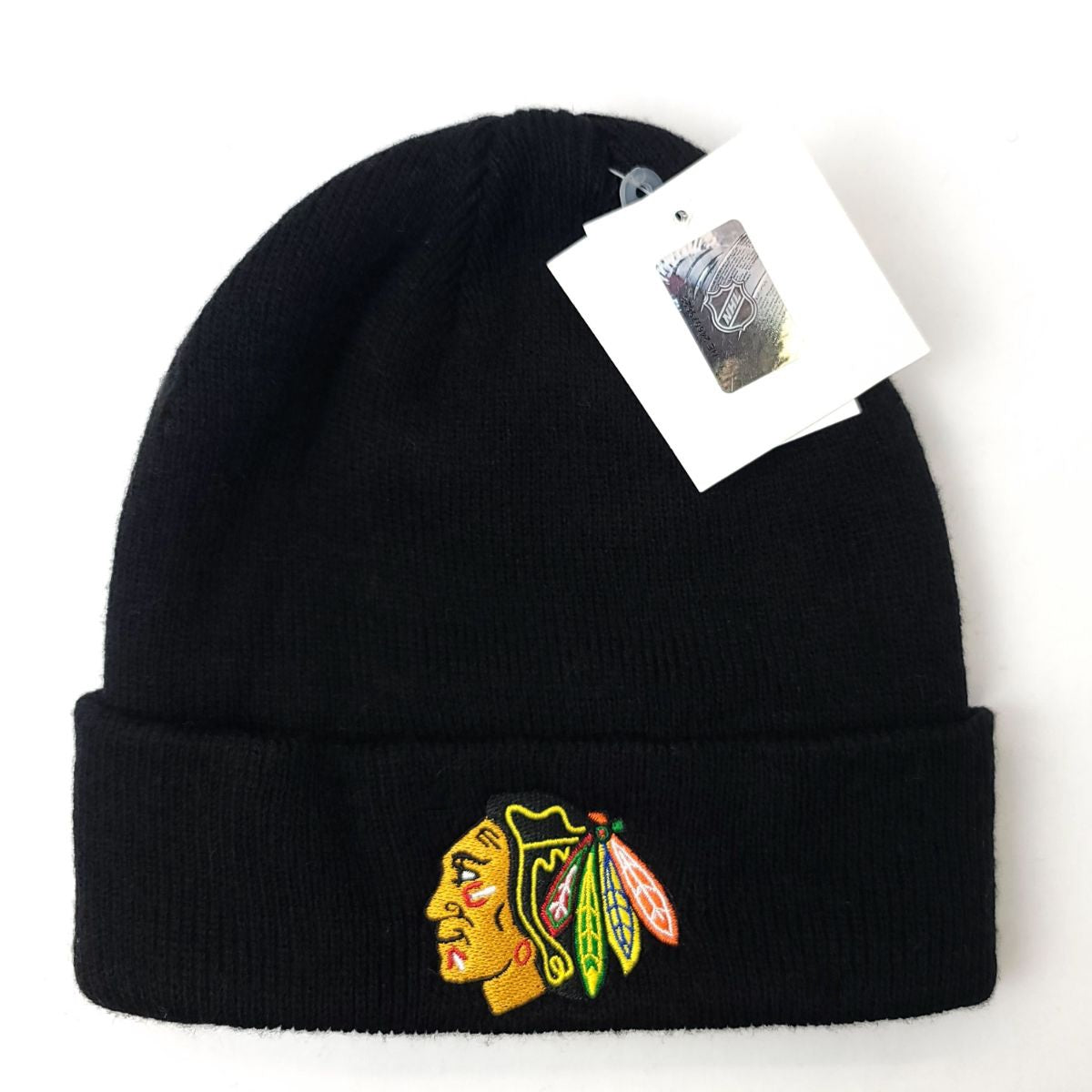 Chicago Blackhawks Knit Toque - BS, Cuff, Black