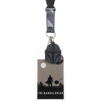 Star Wars The Mandalorian and Grogu Lanyard and Charm, S6STW