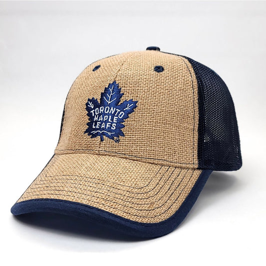 Toronto Maple Leafs Cap - SF, Khaki/Navy Mesh, Snapback