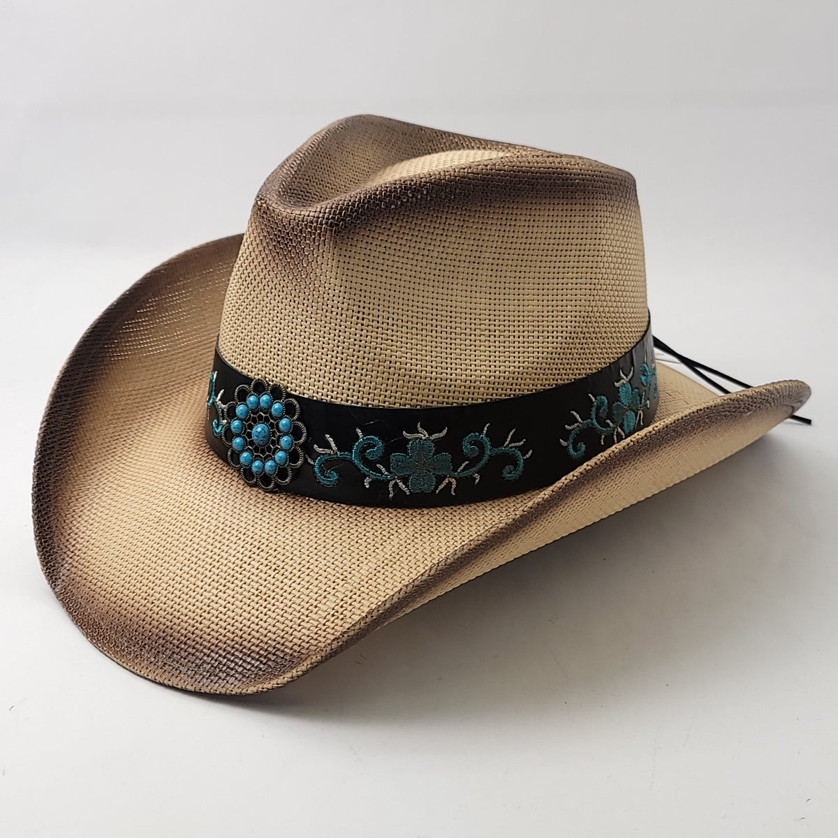 Natural Straw Cowboy Hat - ST124NT, Natural