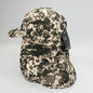 5 Panel Hiking Cap with Neck Cover, Various Colours, Adjustable