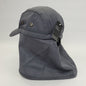 5 Panel Hiking Cap with Neck Cover, Various Colours, Adjustable