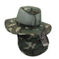 Safari Hat with Neck Cover, Mesh, Various Colours & Sizes