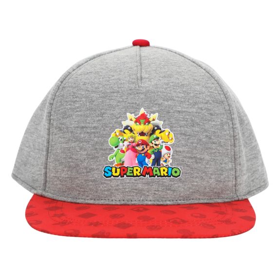 Youth - Super Mario Bros. Group Shot Kids Snapback Hat, GBSMB